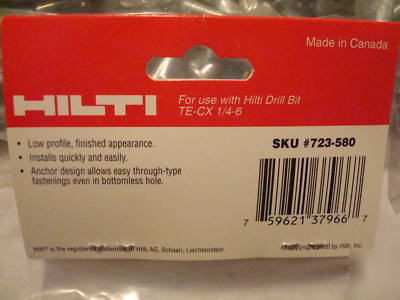 New hilti # 337966 metal hit anchor 1/4