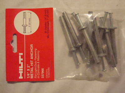New hilti # 337966 metal hit anchor 1/4