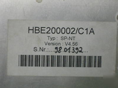 Power supply typ sp-nt HBE200002/C1A model SP200/V095