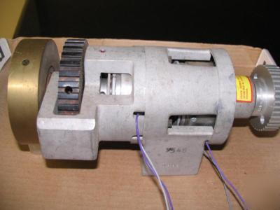 Pulley belt drive with clutch and brake