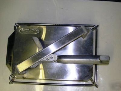 Tomato tamer resturant food slicer 15 blade stainless