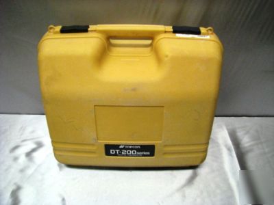 Topcon model DT209 theodolite in case