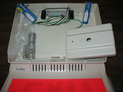 *exit* sign 120VOLT with mounting canopy kit & bulbs
