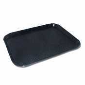 New cambro black fast food tray 10'' x 14''