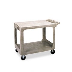 Rubbermaid heavyduty flat shelf utility cart