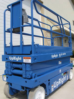 Upright X20N lqqk aerial scissor lift boom manlift man 