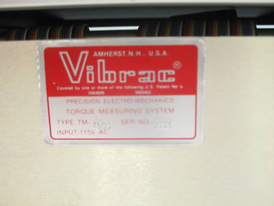 Vibrac digital dynamometer and load control instrument