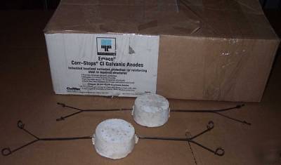 Case of 19 ci galvanic anodes - emaco - corr-stops