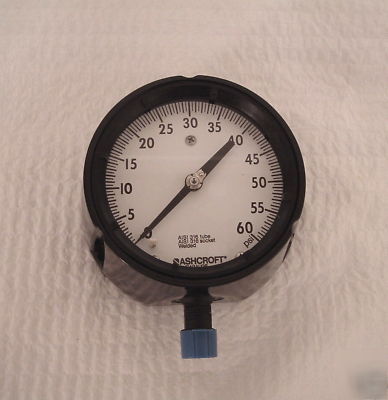 New ashcroft 1279SS duragauge, pressure gauge, 0-60 * *
