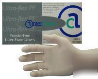 Ultra-flex pf latex medical exam tattoo gloves size x-s