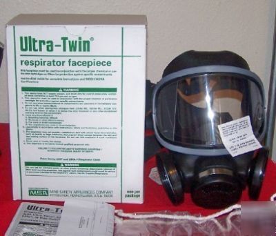 Msa ultra-twin full face respirator respiratory volcano