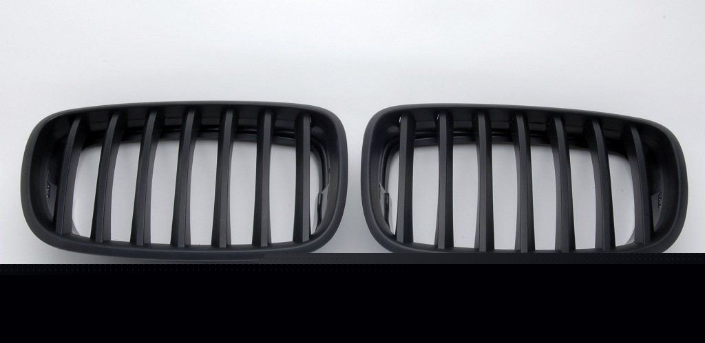 07 08 09 bmw E70 E71 X5 X6 matte black front grille uss