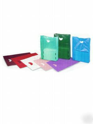 50 shopping merchandise bags colored poly lots