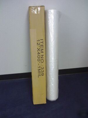3-rolls plastic sheeting 9' x 400' -3600 sq.ft ,.7 mil