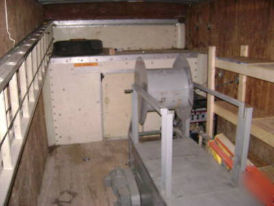 6INCH gutter machine in gmc box truck 