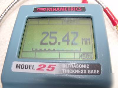 A panametrics model 25 ultrasonic thickness gauge 