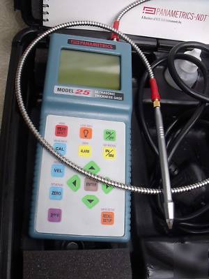 A panametrics model 25 ultrasonic thickness gauge 