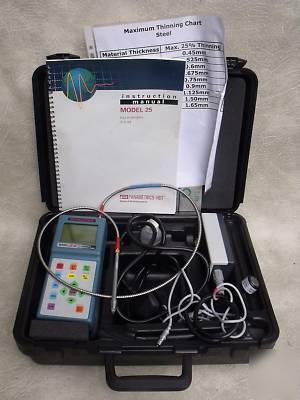 A panametrics model 25 ultrasonic thickness gauge 