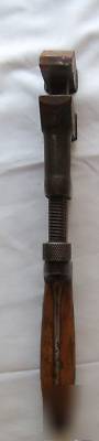 Antique plumbing pipe wrench p s & w heavy no 