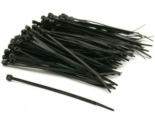 Berk 50 uv black nylon cable ties 48