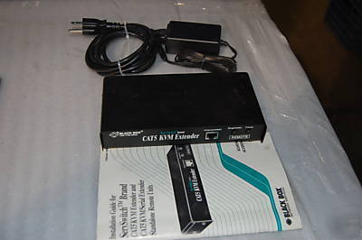 Blackbox servswitch CAT5 extender remote w adapter&book