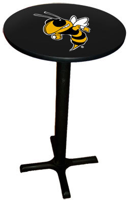 Georgia tech yellow jackets pool/bar/pub table - black