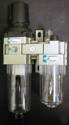 Tpc pneumatics upw-3000 & upl-3000 regulator lubricator