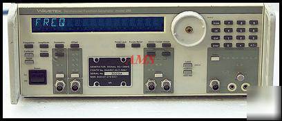 Wavetek 288 synthesized function generator 20 mhz works