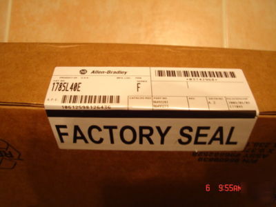 New factory sealed allen bradley 1785-L40E series f new