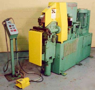 Pines model #3T vertical hydraulic bender