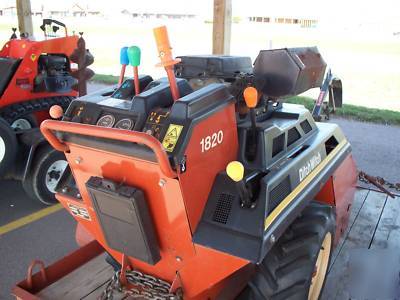 05 ditch witch 1820 trencher and 05 ditch witch trailer