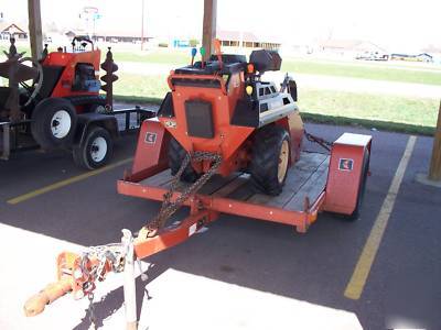 05 ditch witch 1820 trencher and 05 ditch witch trailer