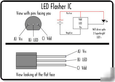 10 led flasher ic's