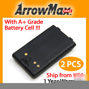 2 x fnb-V57 83 battery for vertex standard vxa-300 220