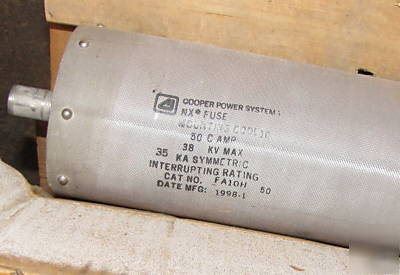 Cooper nx fuse 38KV 50 amp indoor FA10H-50 FA10H50