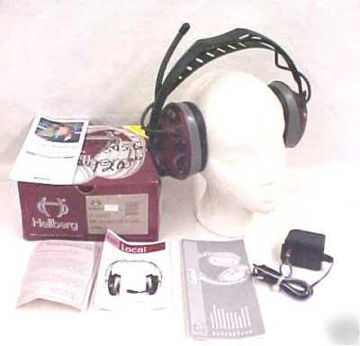 Hellberg 2-way local hearing muffs radio / 2-mile range