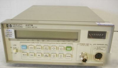 Hp / agilent 437B power meter w/ opt 02 * calibrated *