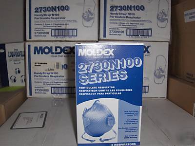 Moldex 2731 N100 respirator - 1 case of 6 boxes