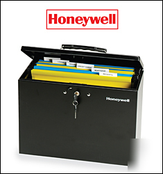 New honeywell locking steel file box keep items safe ~ ~