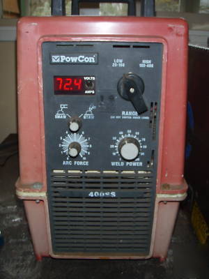 Powcon 400SS welder with oxomatic wire feeder