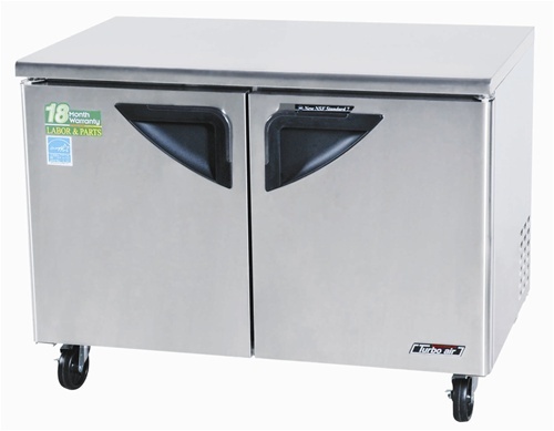 Super deluxe undercounter freezer turbo air tuf-48SD