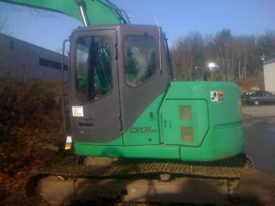 Used 2005 case CX135 zero turn excavtor