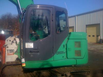 Used 2005 case CX135 zero turn excavtor