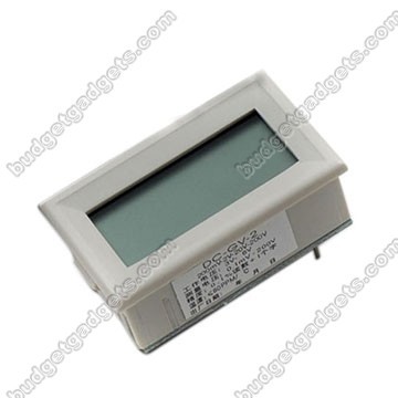 White precision digital lcd voltage voltmeter measure