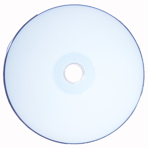10 traxdata blank white printable dvd-r plastic sleeves
