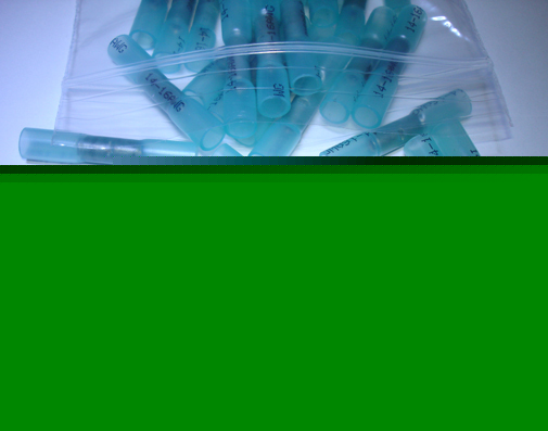 100 heat shrink butt connectors boat electrical 14-16 g