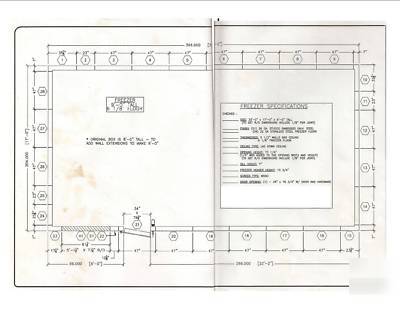 17' x 33' walk in freezer - mfg in 2005