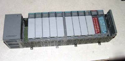 Allen bradley SLC500 13 slot rack, ps & dc i/o modules