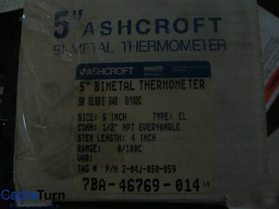Ashcroft bimetal therm 50 el 60 e 040 0/100C no 