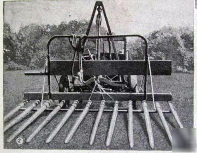 Build wood & metal buckrake for old truck tractor plans